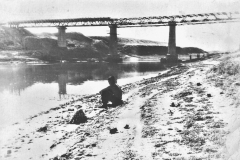 Строительство моста через Омку